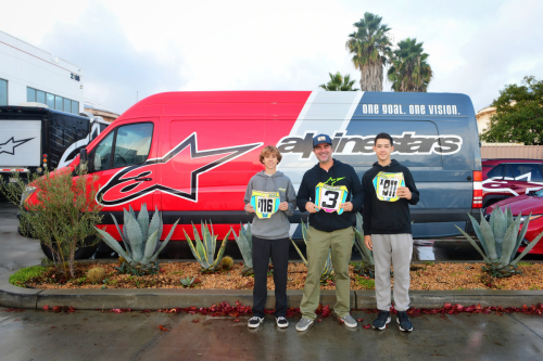 Team Real Racing at Alpinestars getting Blake & Luke Dominguez geared up ahead of the 2024 race season