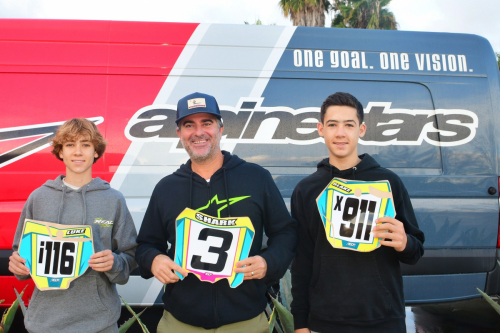 Team Real Racing at Alpinestars getting Blake & Luke Dominguez geared up ahead of the 2024 race season