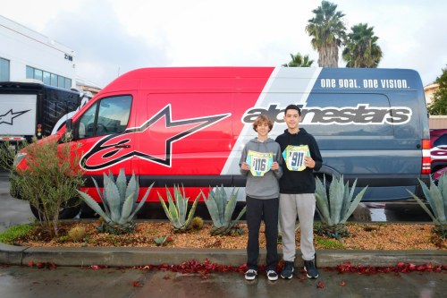 Team Real Racing at Alpinestars getting Blake & Luke Dominguez geared up ahead of the 2024 race season