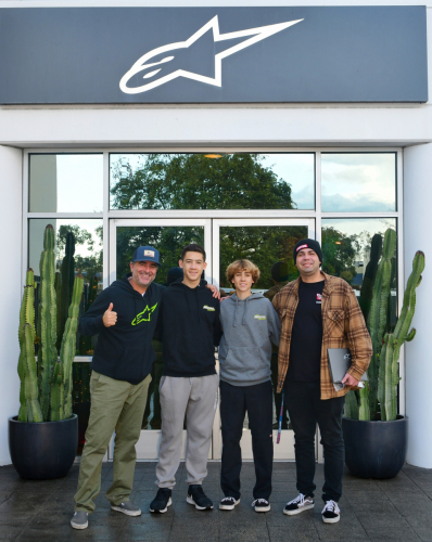 Team Real Racing at Alpinestars getting Blake & Luke Dominguez geared up ahead of the 2024 race season